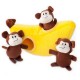 ZippyPaws Burrow - Opice v banánu