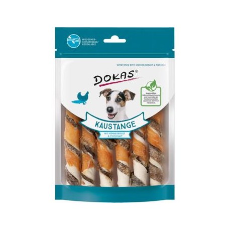 Dokas - Tyčinky z hovězí a rybí kůže, s kuřecím filetem 150 g